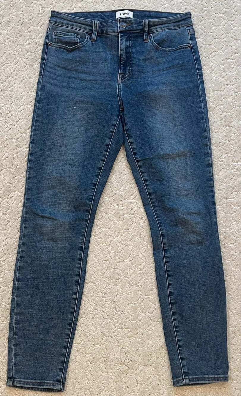 Pistola Women's Dark Wash Stretch Jeans, Size 29